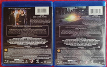 Load image into Gallery viewer, Harry Potter Deathly Hallows Parts 1 and 2 Blu-ray bundle back covers side by side