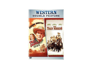 Western Double Feature - John Wayne in Tall in the Saddle and The Train Robbers