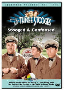 Three Stooges (Columbia/Tri-Star/ Colorized/ Black & White): Stooged And Confused: Violent Is The Word For Curly / ...