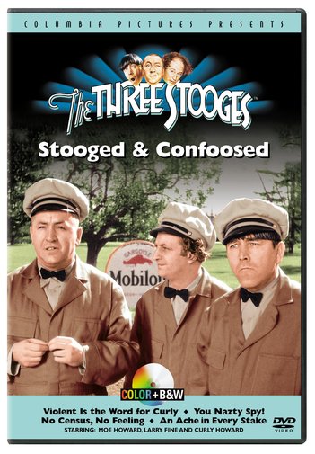 Three Stooges (Columbia/Tri-Star/ Colorized/ Black & White): Stooged And Confused: Violent Is The Word For Curly / ...