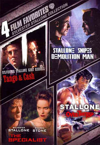 4 Film Favorites: Sylvester Stallone: Tango & Cash / Demolition Man / The Specialist (1994) / Over The Top