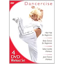 Dancercise (4-Disc): Hip Hop For Beginners / Belly Dance For Beginners / Salsa Cardio Workout / Jazz Dance Workout