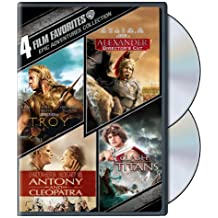 4 Film Favorites: Epic Adventures: Troy (2004) / Alexander (Director's Cut) / Antony And Cleopatra (1972) / Clash Of The Titans