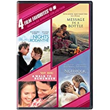 4 Film Favorites: Nicholas Sparks Romances: Nights In Rodanthe / Message In A Bottle / A Walk To Remember / The Notebook